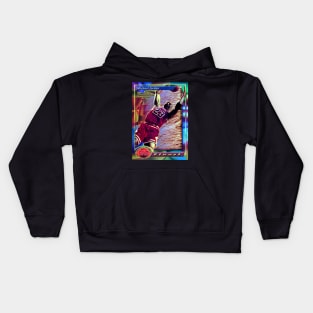 BASKETBALLART -JORDAN CARD 14 Kids Hoodie